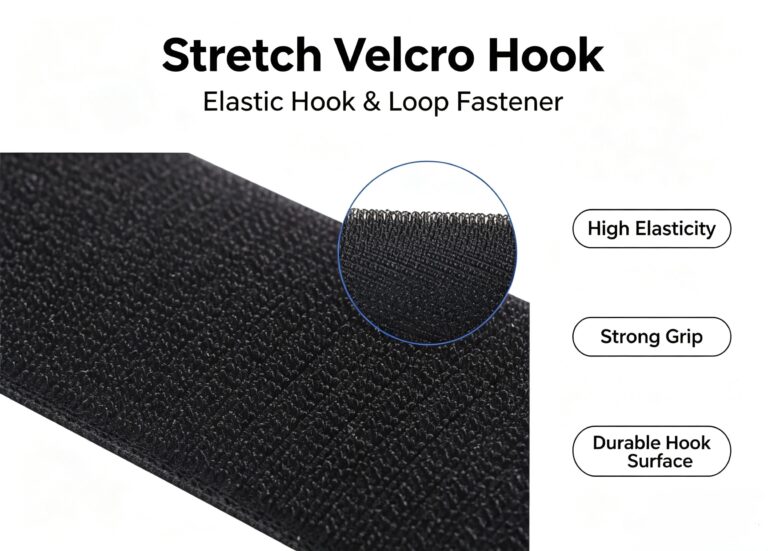 elastic hook velcro